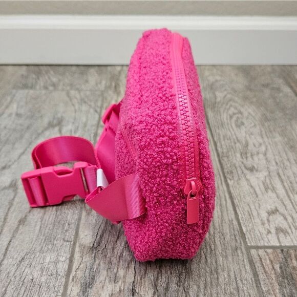 Pink Lily Barbie Pink Faux Fur Belt Bag - Picture 7 of 15